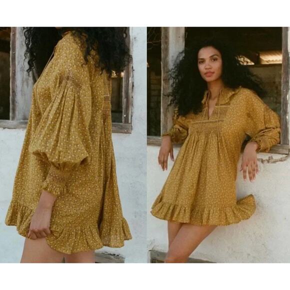 DÔEN | DOEN | Cordelia Dress in Sunsoaked Foothills | Sz S - Picture 1 of 14